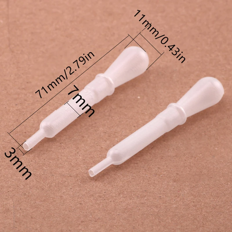 Plastic Disposable Pipette Transfer Graduated Pipettes Liquid Dropper For Ear Eye Essential Oils Alcohol Paint Lab