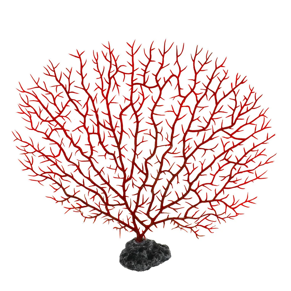 

3 Pcs Artificial Coral Tree Decorations for Fish Tank Aquarium Simulated Branch Resin Material Easy Clean Long Lasting