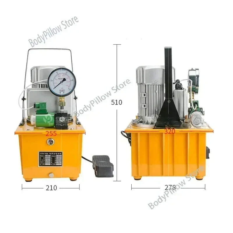 GYB-630B/700A 750W Electric Hydraulic Pump Ultra High Pressure    Oil Station     tools