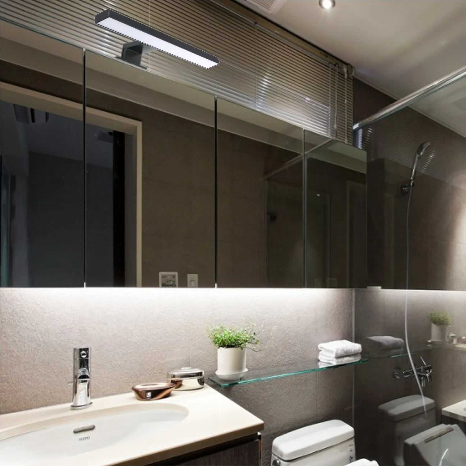 Bathroom Light LED Lights Bathroom Cabinet Make-up Mirror Light Vanity Light Wall Lamps IP44 Neutral White