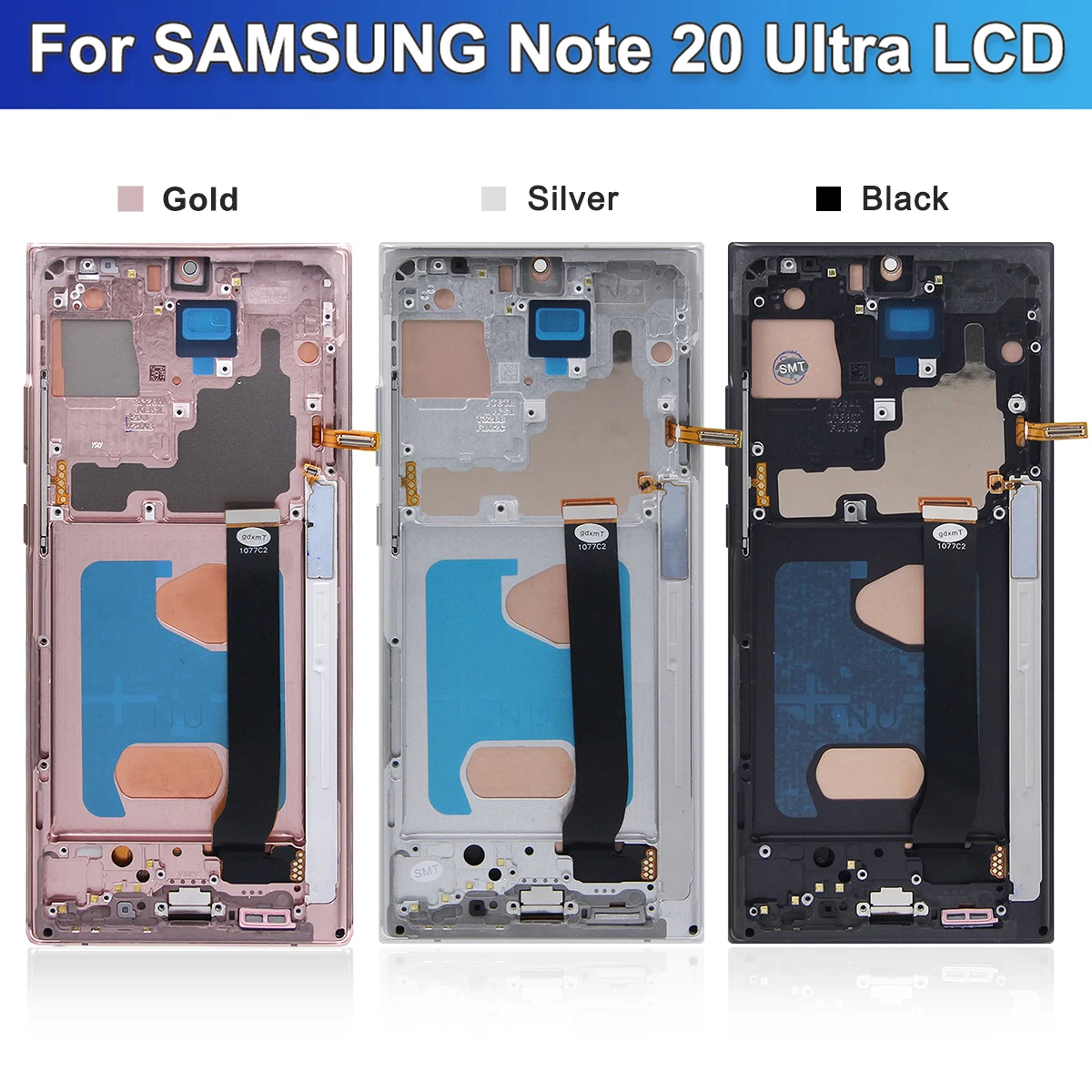 TFT Note 20 Ultra For Samsung Galaxy Note20 Ultra N985F N986B Lcd Screen Display Digital Touch Screen With Frame Parts