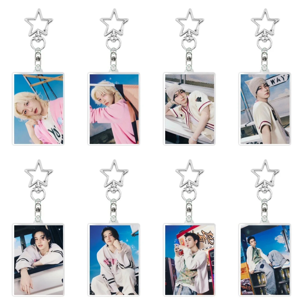 

SKZOO мужской брелок для знаменитостей, украшение для сумки, акриловая подвеска, аксессуары для сумки, периферия