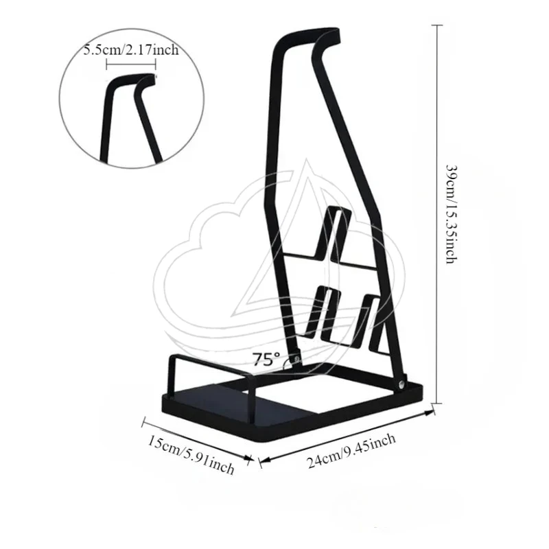 

Напольная подставка-органайзер для пылесоса и швабры без сверления