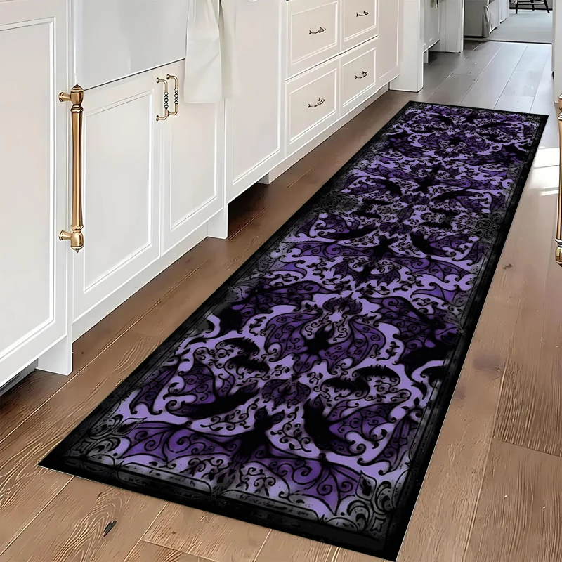 Gotik Kafatası ve Yarasa Desen - Commercial Kitchen Non Slip Flooring incelemesi ve fiyatı