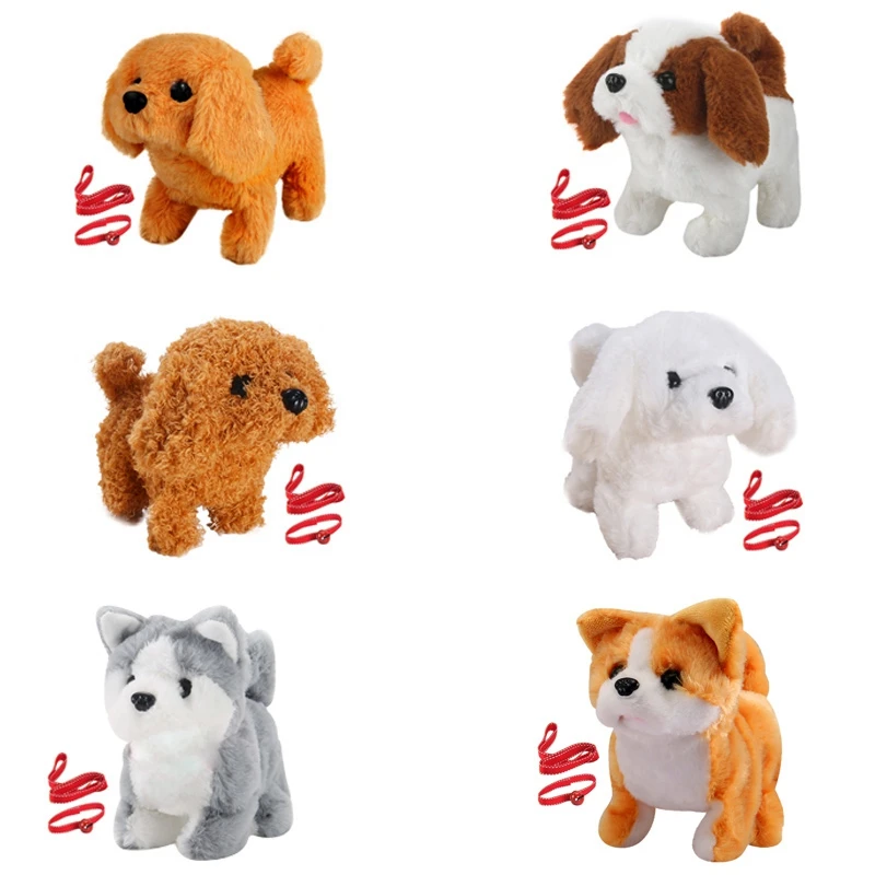 

Baby Toy Dog That Walks Barks Tail Wagging Plush Interactive Electronic Pets Puppy Toys For Girls Boys Birthday