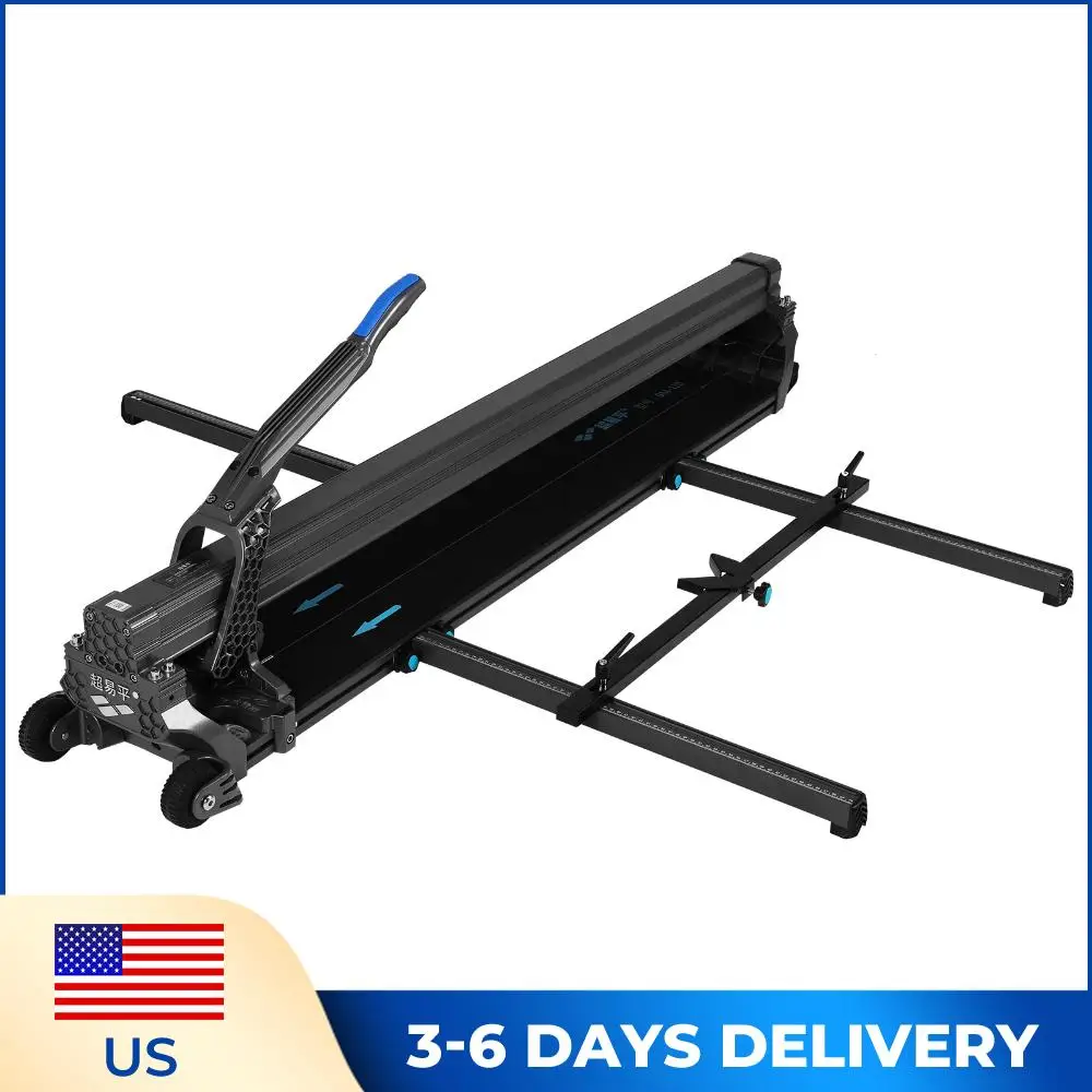 

Aluminum Large Porcelain Tile Tool with Handle and Transport Wheels Large Format Ceramic Tile Cutting Tool for Precision Cutting