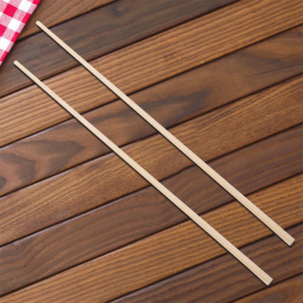 6Pcs Bamboo Canvas Support Rods Director Chair Replacement Frame Parts Highchair Solid Rods Makeup Artist Chair Wooden Dowels