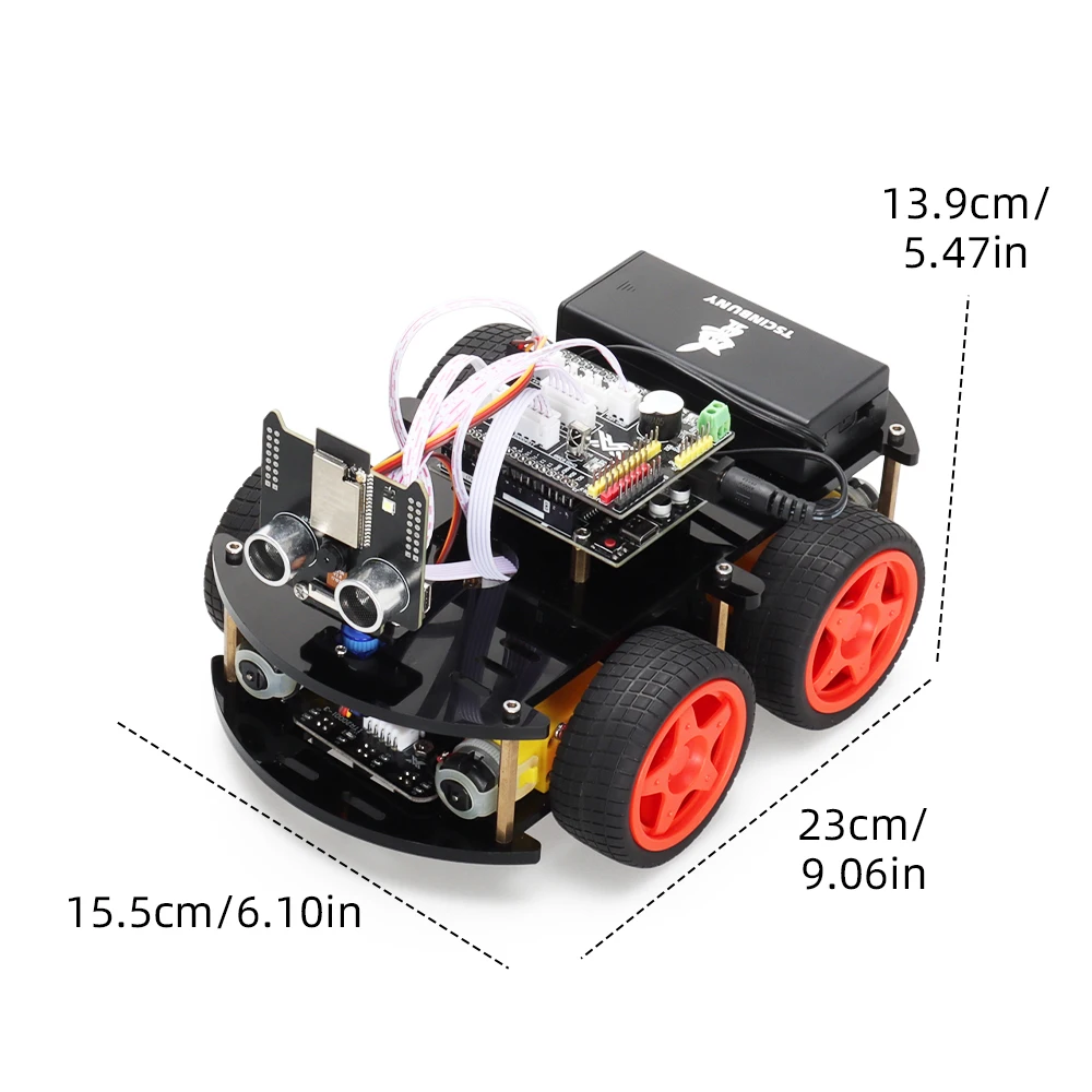 Tscinbuny Smart Robot Starter Kits for Arduino Programmable Project ESP32 Camera Professional Diy Electronic Educational Robotic