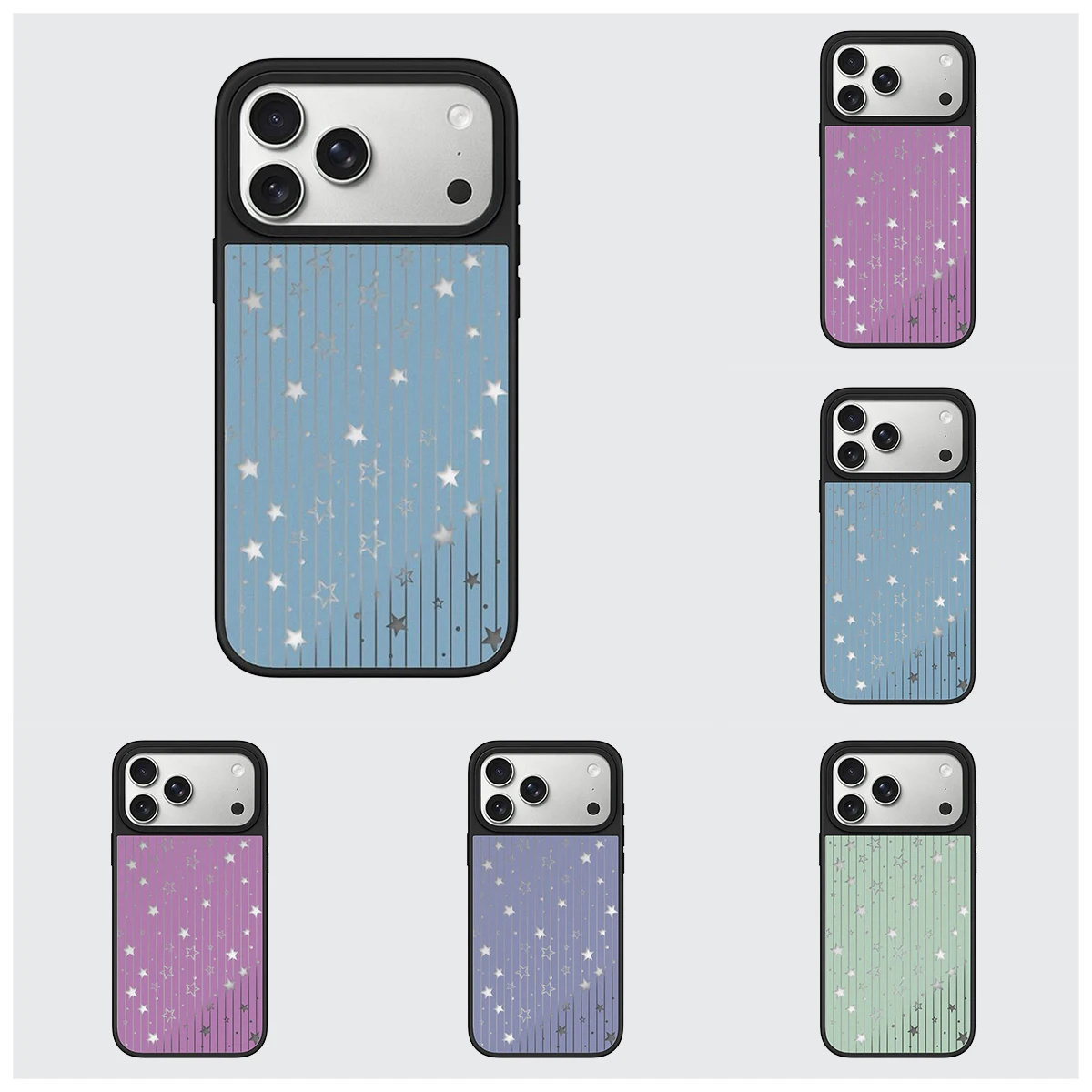 Mirror Surface Stars and Stripes Magnetic Phone Case Cover for IPhone 13 14 15 16 17 18 Pro Max Case