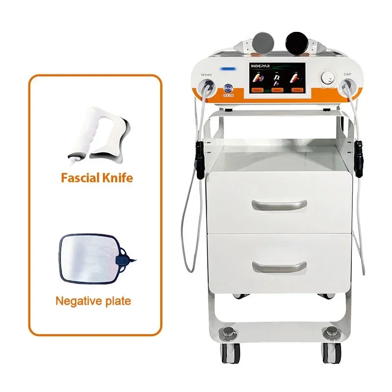 2025 INDIBA 448k لتخفيف الآلام شعاعي جهاز العلاج بالمستخدمين الذكية Tecar الجلد الرعاية الصحية العميقة آلة RET CET
