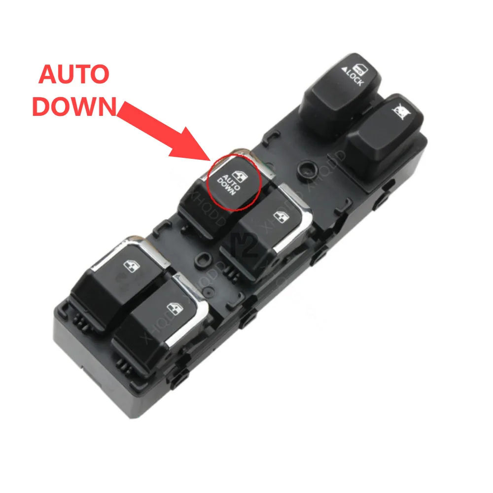 1Pcs Left Hand Driver Power Master Window Switch For JAC T6 S5 Car elevator Switch Assembly 3750030U1510 3750030U1512