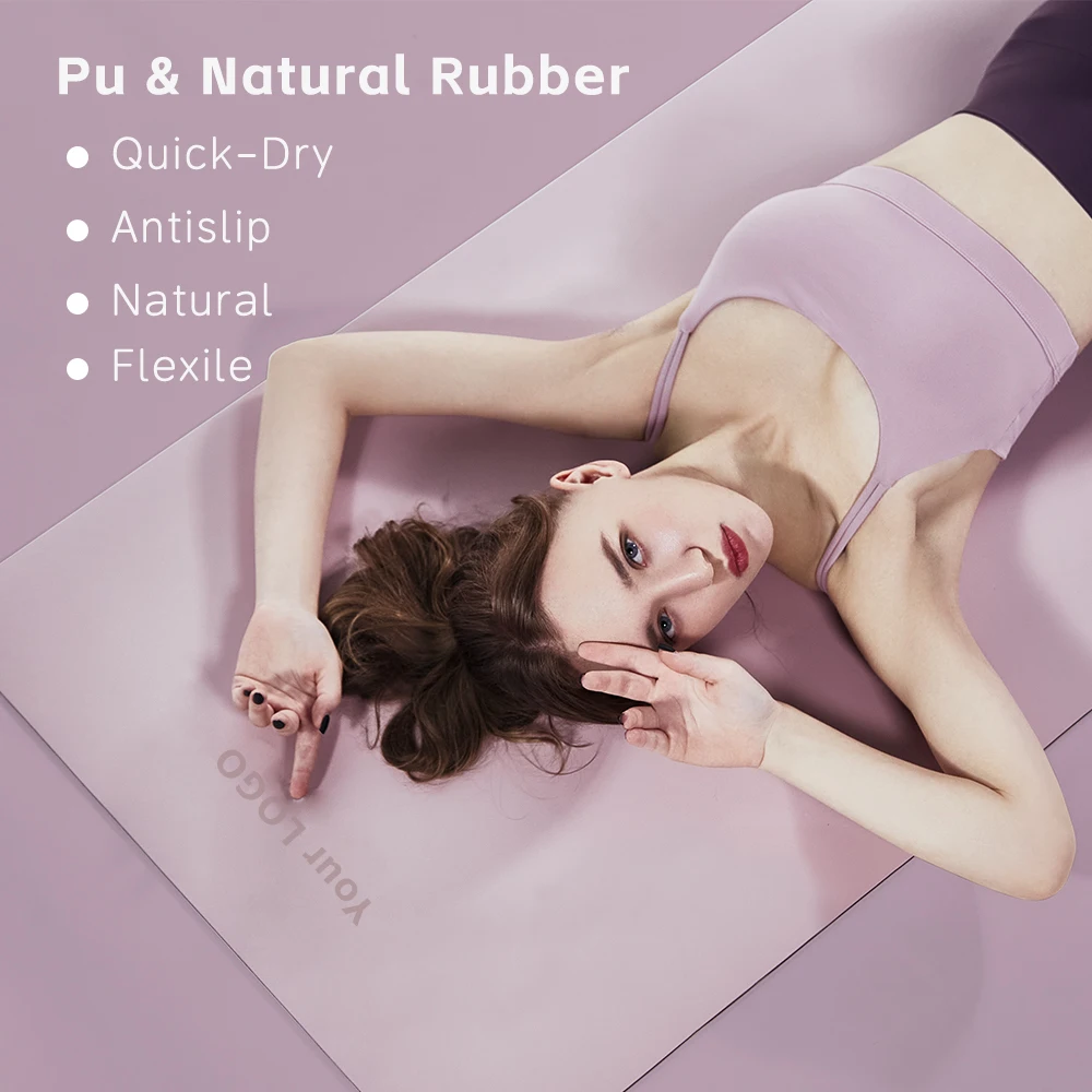 

Quick-drying, non-slip yoga mat, Pilates mat, natural rubber mat, eco-friendly yoga mat, home fitness mat