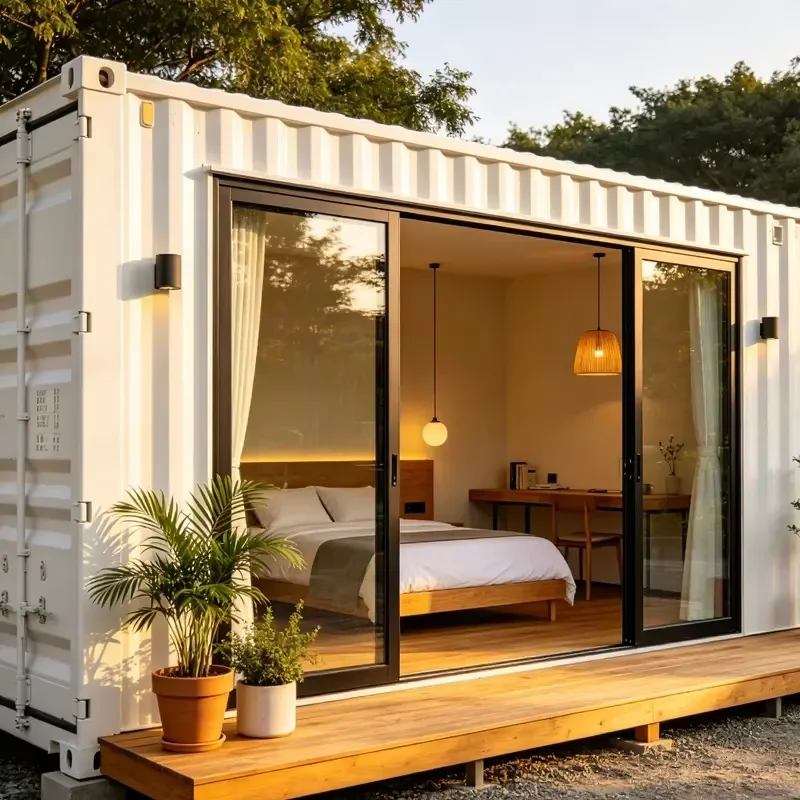 for 20-40ft Low Cost Luxury Prefab Housing Detachable Living Container Customizable Color Modular Living Container House