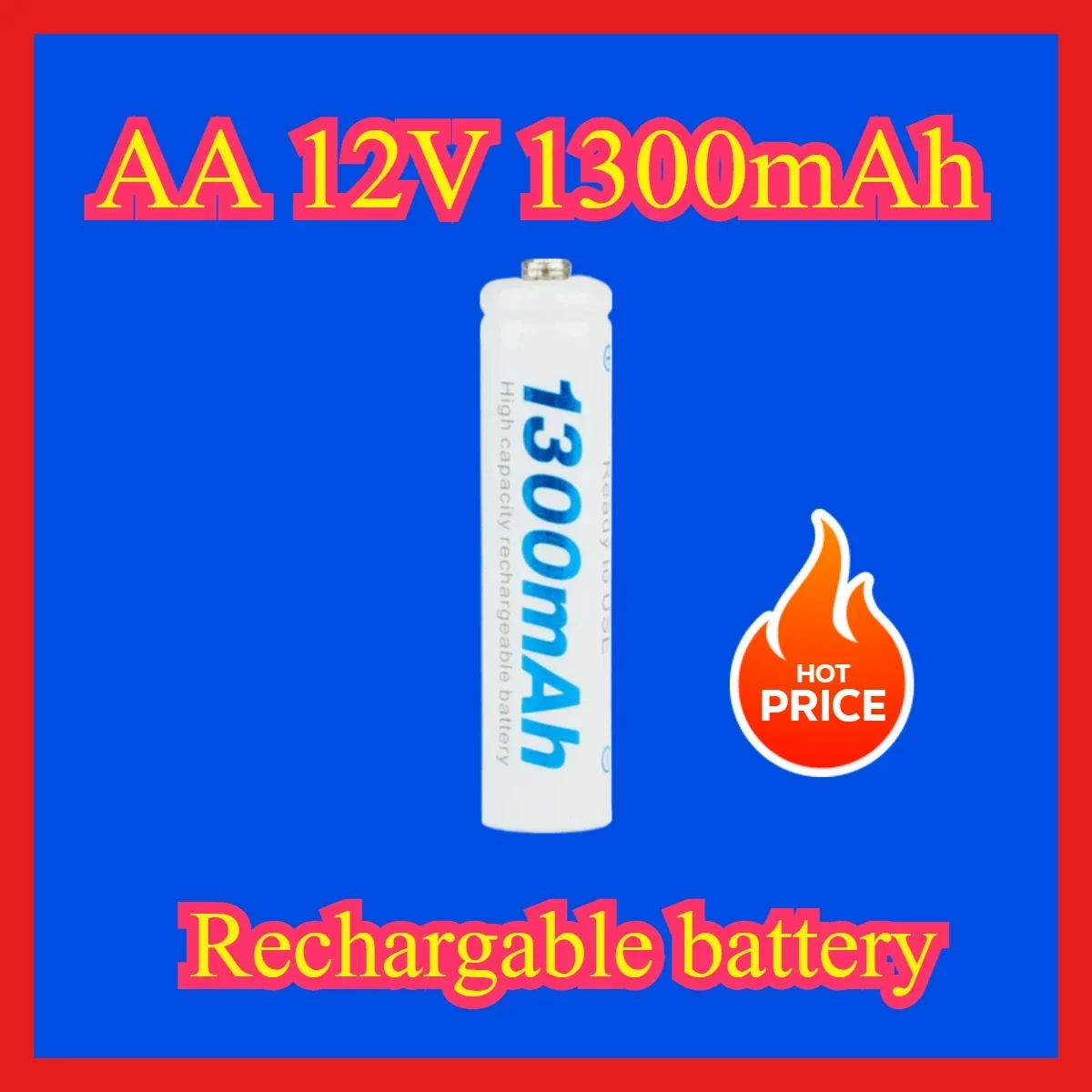 2024 NEW 1.2V AA rechargeable battery 1300mAh battery Smart chip security Nickel hydrogen rechargeable batteries