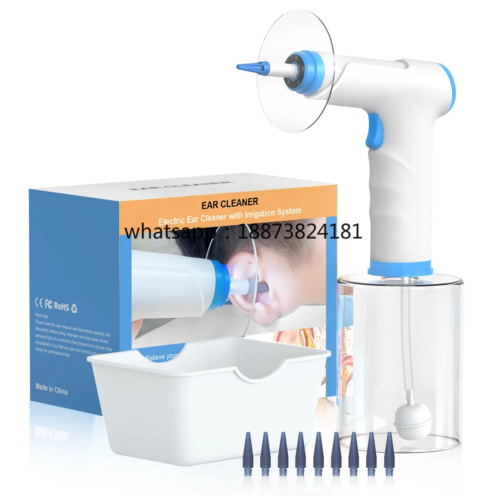 Electric Ear Wax Removal Tool 4 Pressure Mode Ear Flush Kit with Ear Cleaner Health Care  fast shipping