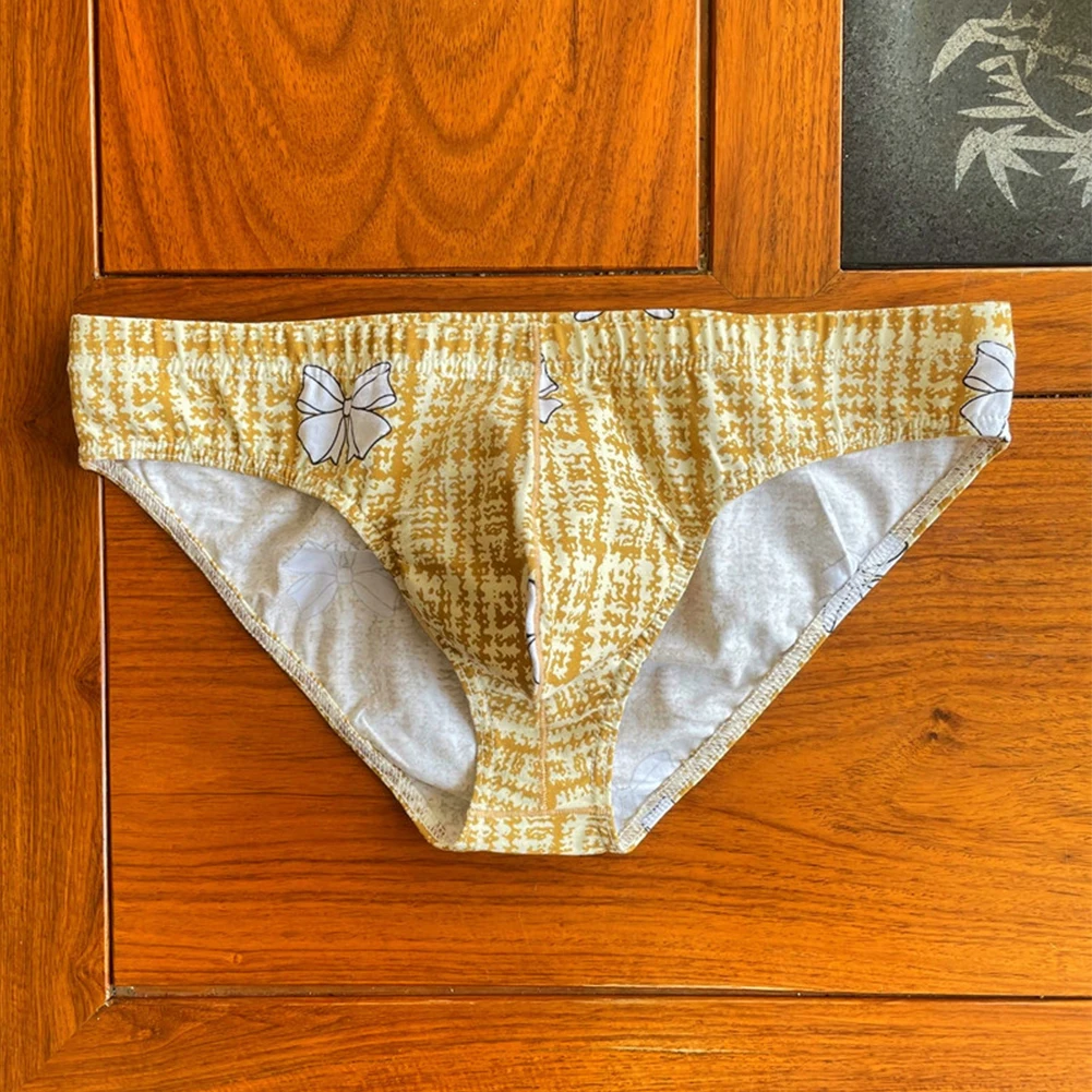 

Blue Mens Tanga Briefs Comfortable Sexy Tanga Sexy Print Underpants Multiple Sizes Available Short Clothing Length