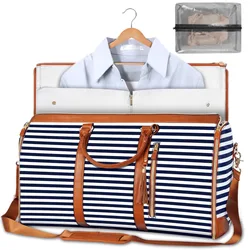 Saco de armazenamento PU Folding Suit, Mochila de viagem de grande capacidade, Bolsa impermeável feminina, Gym Totes, Bolsa de ginástica ao ar livre