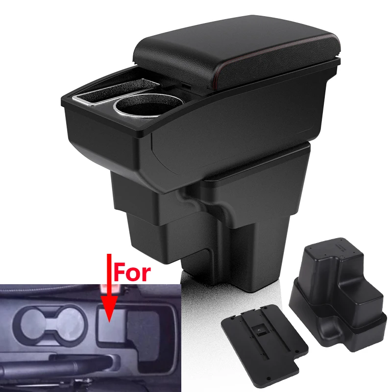 

Подлокотник для Kia Rio для Kia STONIC, ящик для хранения центральной консоли в салоне автомобиля с подстаканником-органайзером, аксессуары для салона автомобиля