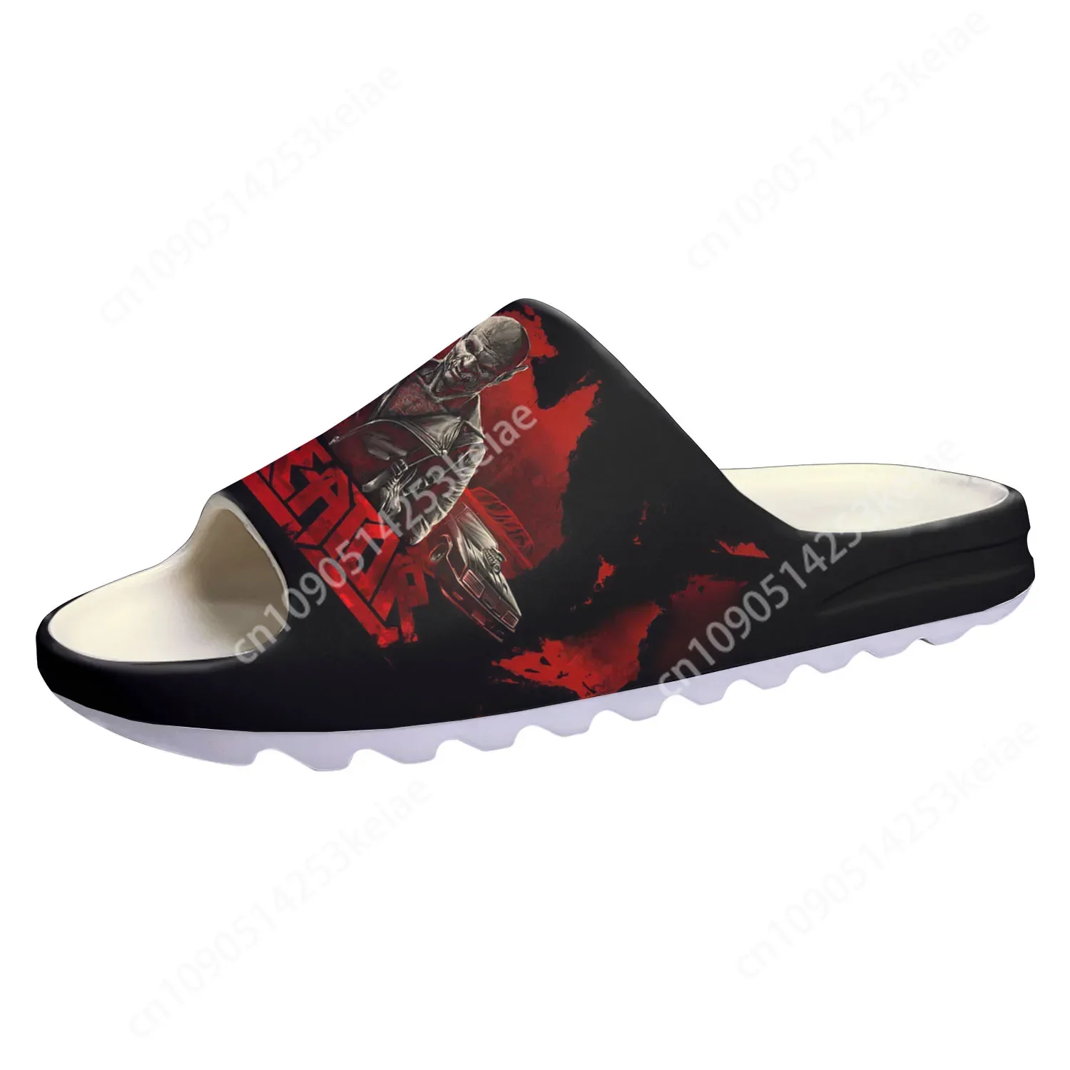 Kreator Band-Zapatillas de suela blanda, zuecos para el hogar de alta calidad, zapatos de agua personalizados, sandalias de playa para adolescentes y hombres