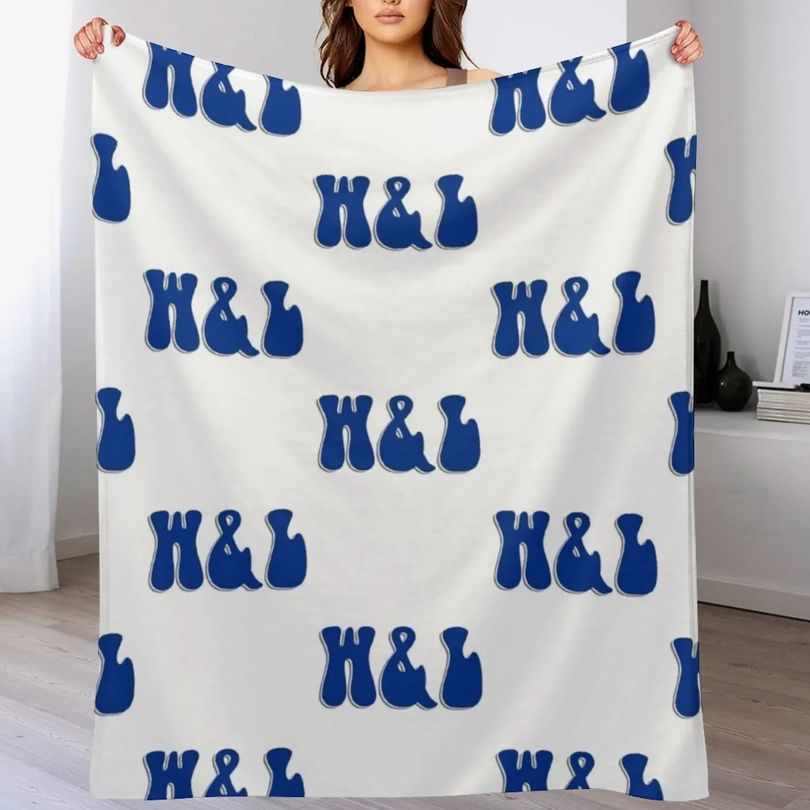 

W&L Washington and Lee Throw Blanket Cozy Throw Blanket Birthday Gift for Him Her