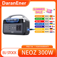 DaranEner NEOZ Portable Power Station, 300W 179.2Wh LiFePO4 Battery, 56000mAh, LED Fashlight, 1.5hrs Fast Charging - EU Plug