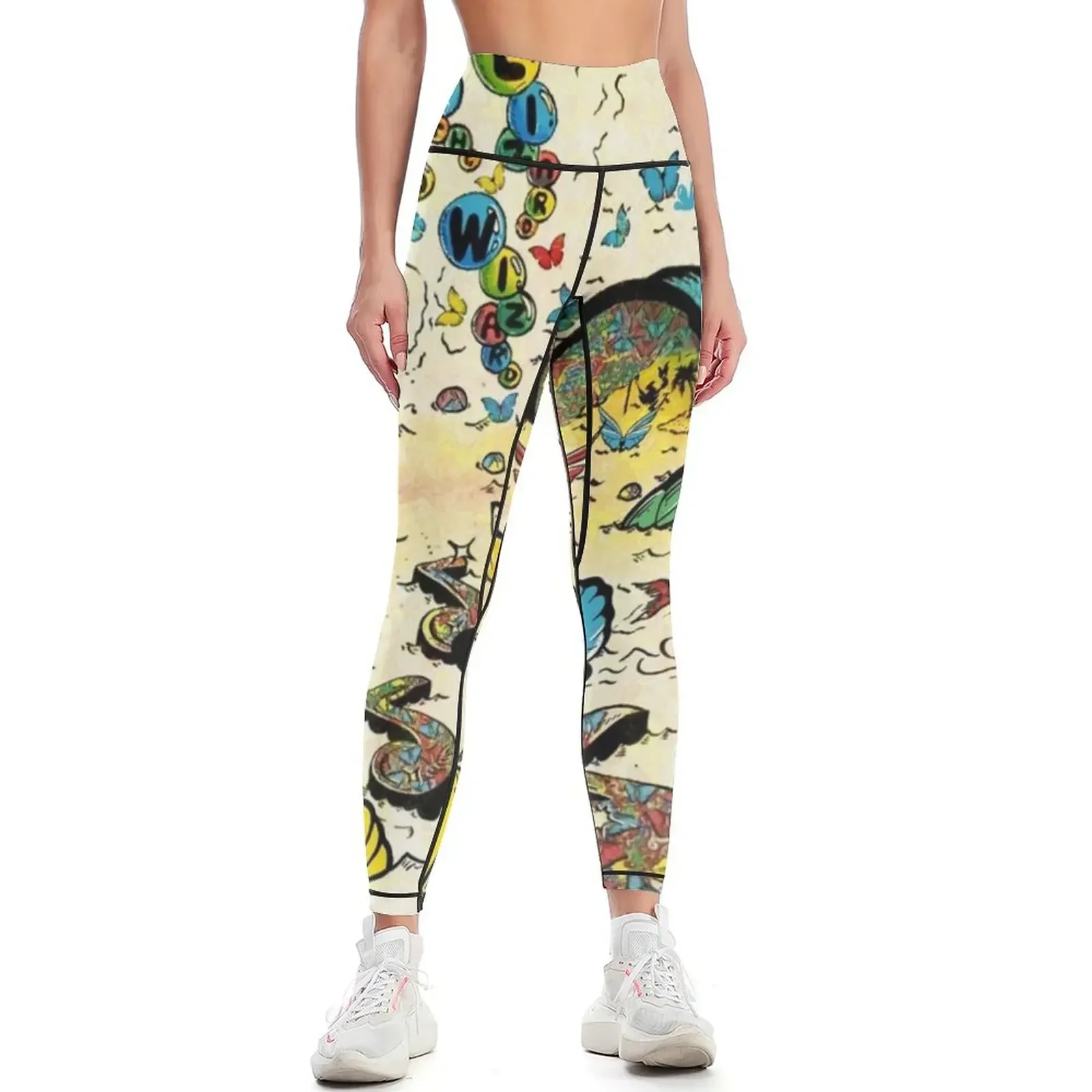 

Butterfly 3000 x Gumboot Soup, King Gizzard Leggings for physical sportswear woman gym 2025 Women's push up Womens Leggings