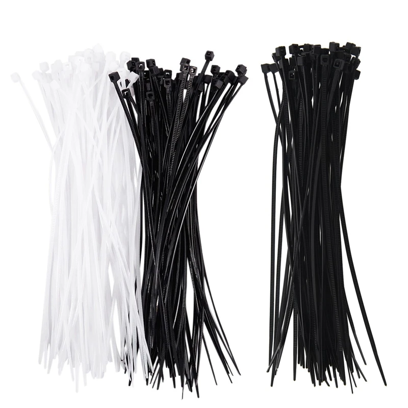 

Cable Ties Cable Tie Wraps / Zip Ties 50Pcs With 3Mm X 150Mm Auto Wire Push Cable Zip Tie Organizer White Black 100 Pcs