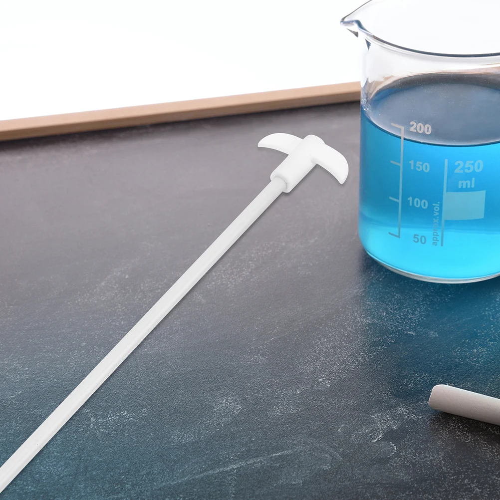 

Chemical Stirring Rod PTFE Material 250mm Length 65mm Blade 7mm Diameter Lab Mixer Experiment Use Practical Stirrer Rod