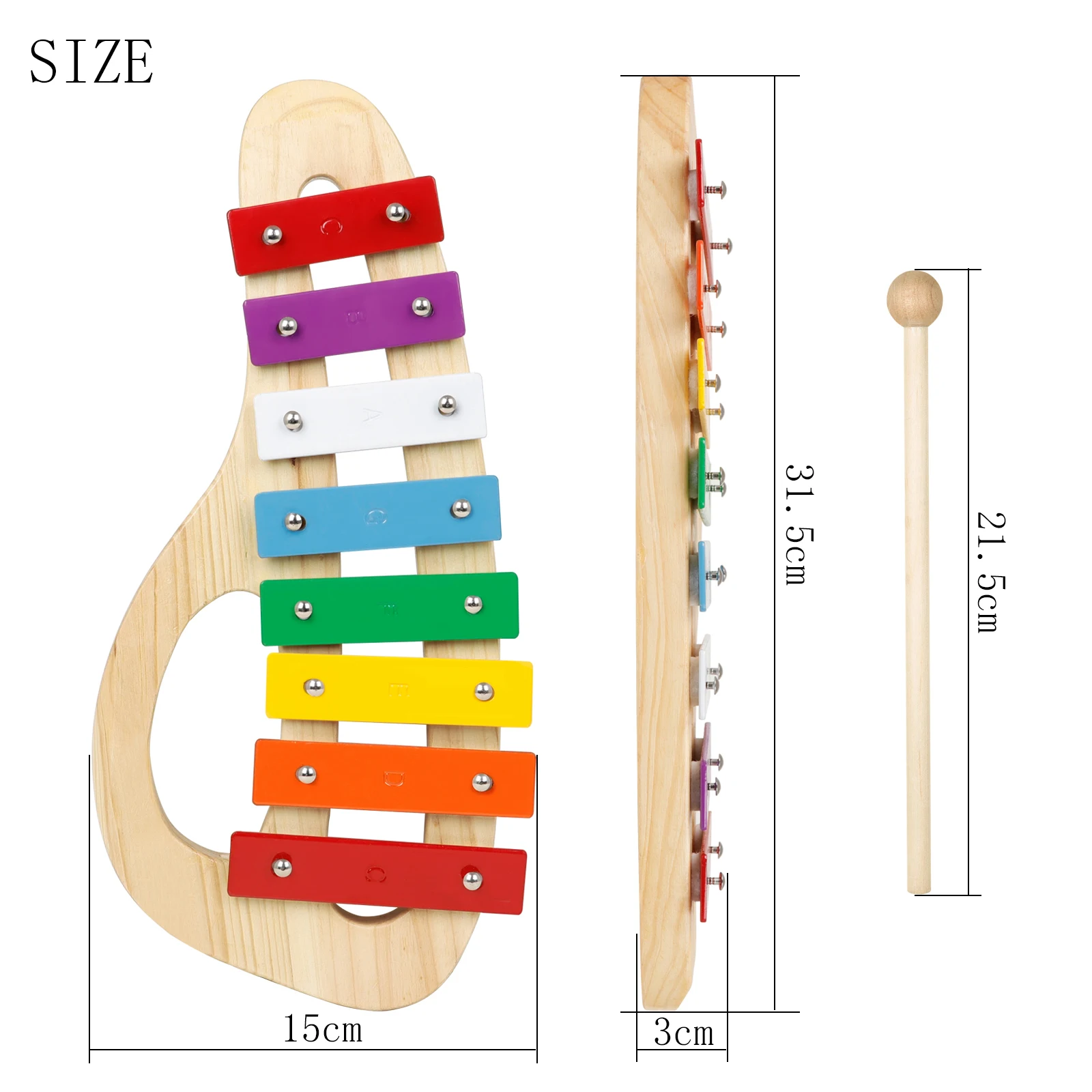 IRIN 8-Tone Xylophone Hand-Kno - đánh giá và giá Musical Instrument Xylophone