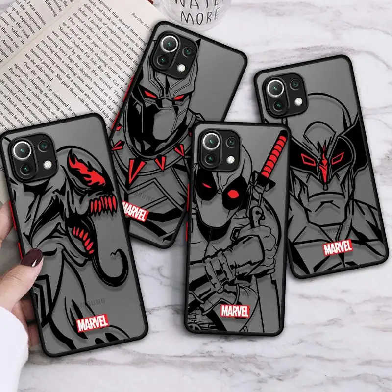 Cover Case Venom Man Deadpool Hulk Fashion For Xiaomi Mi 11T 12T 9 10 11 12 Lite Pro 5G 10T 11Lite Note 10 Lite 12Pro