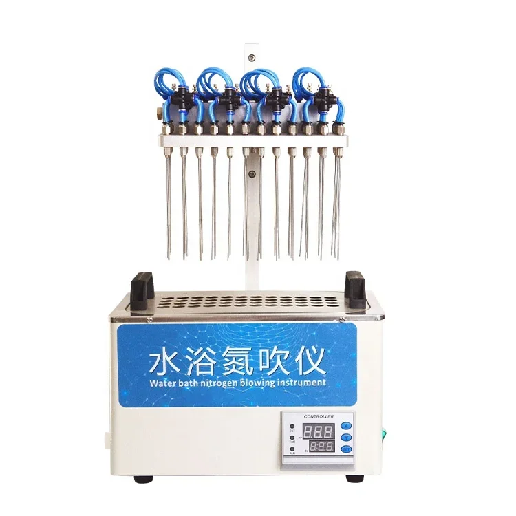 Dry and water bath nitrogen purge nitrogen concentration equipment nitrogen purge sample concentration