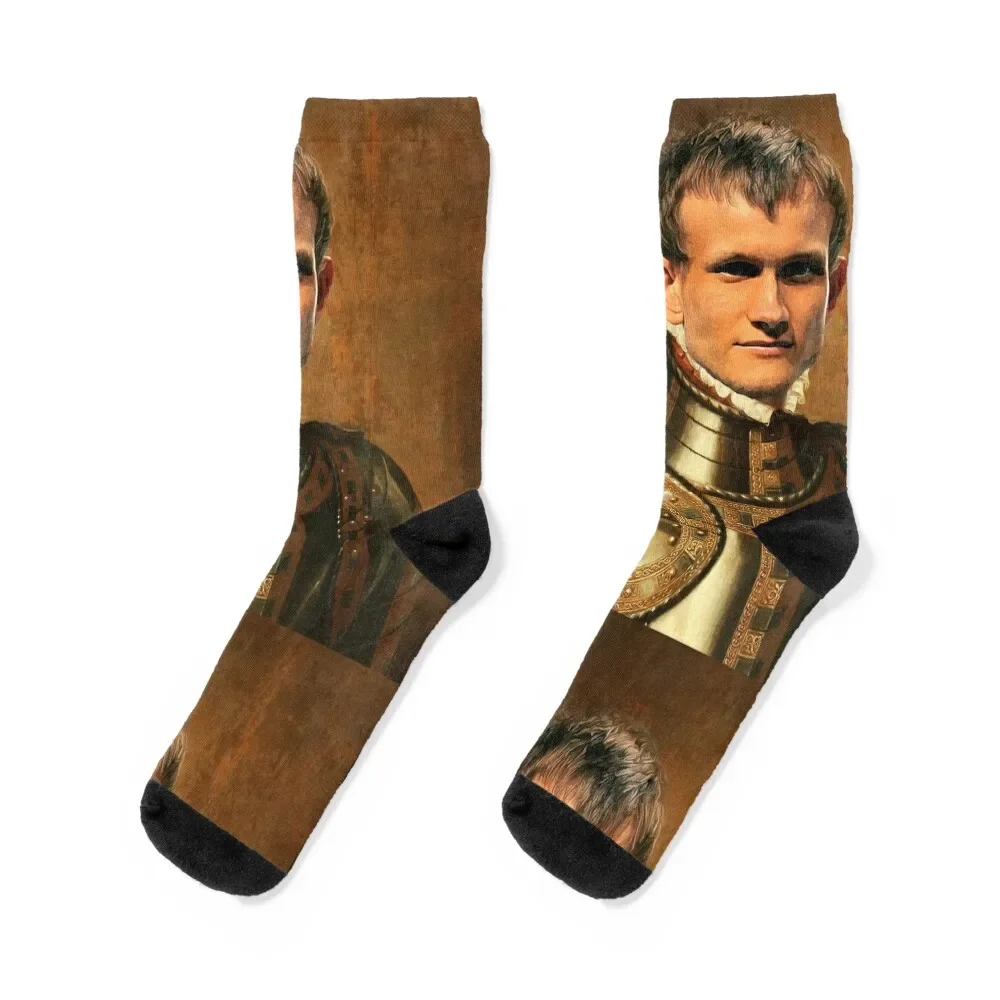 Renaissance Vitalik Buterin Socks colored Toe sports Novelties Socks Women Men's