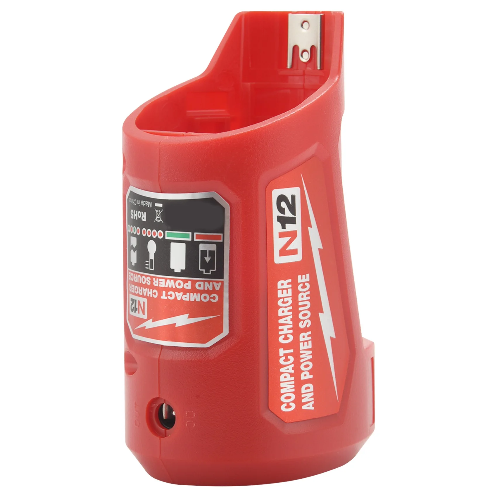 Popular Portable USB Battery Charger and Power Source Fit for 48-59-1201 N12 USB Adapter-Red