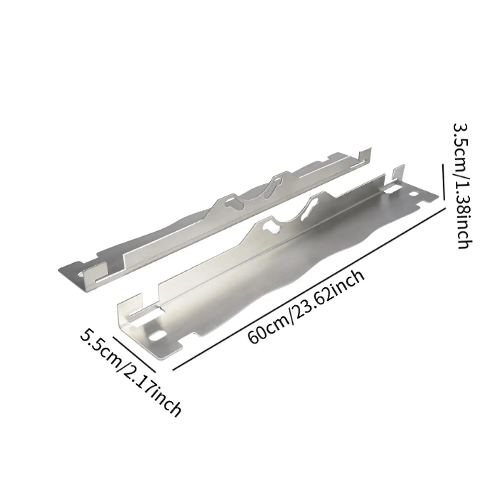 2 Pieces Wheel Alignment Tool Plates Stainless Steel DIY Alignment Tool with Hanging Holes for SUV Car Vehicle