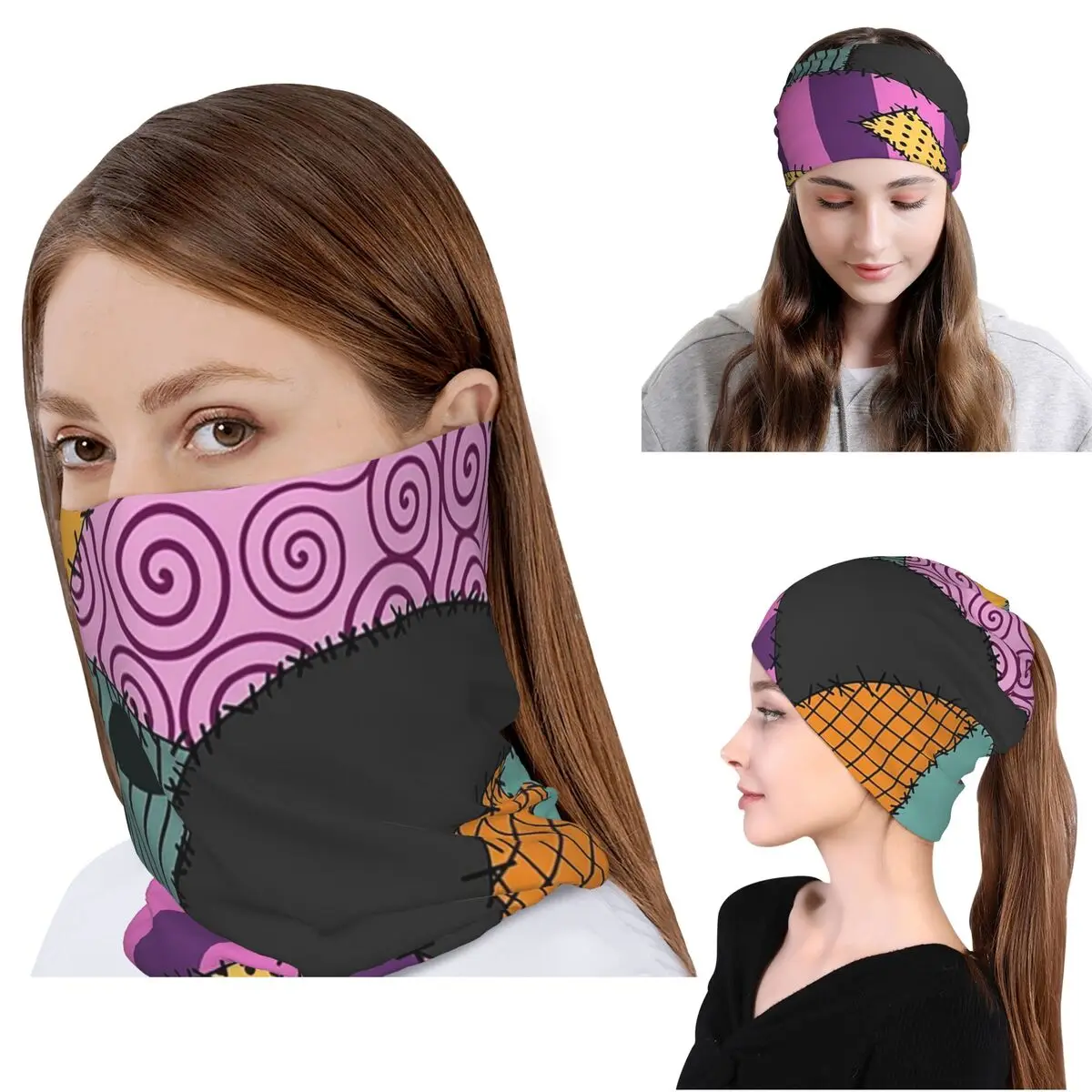 

Sally Ragdoll Bandana Neck Cover Wrap Scarf Multi-use Cycling Scarf Beanies Hat Unisex Adult All Season