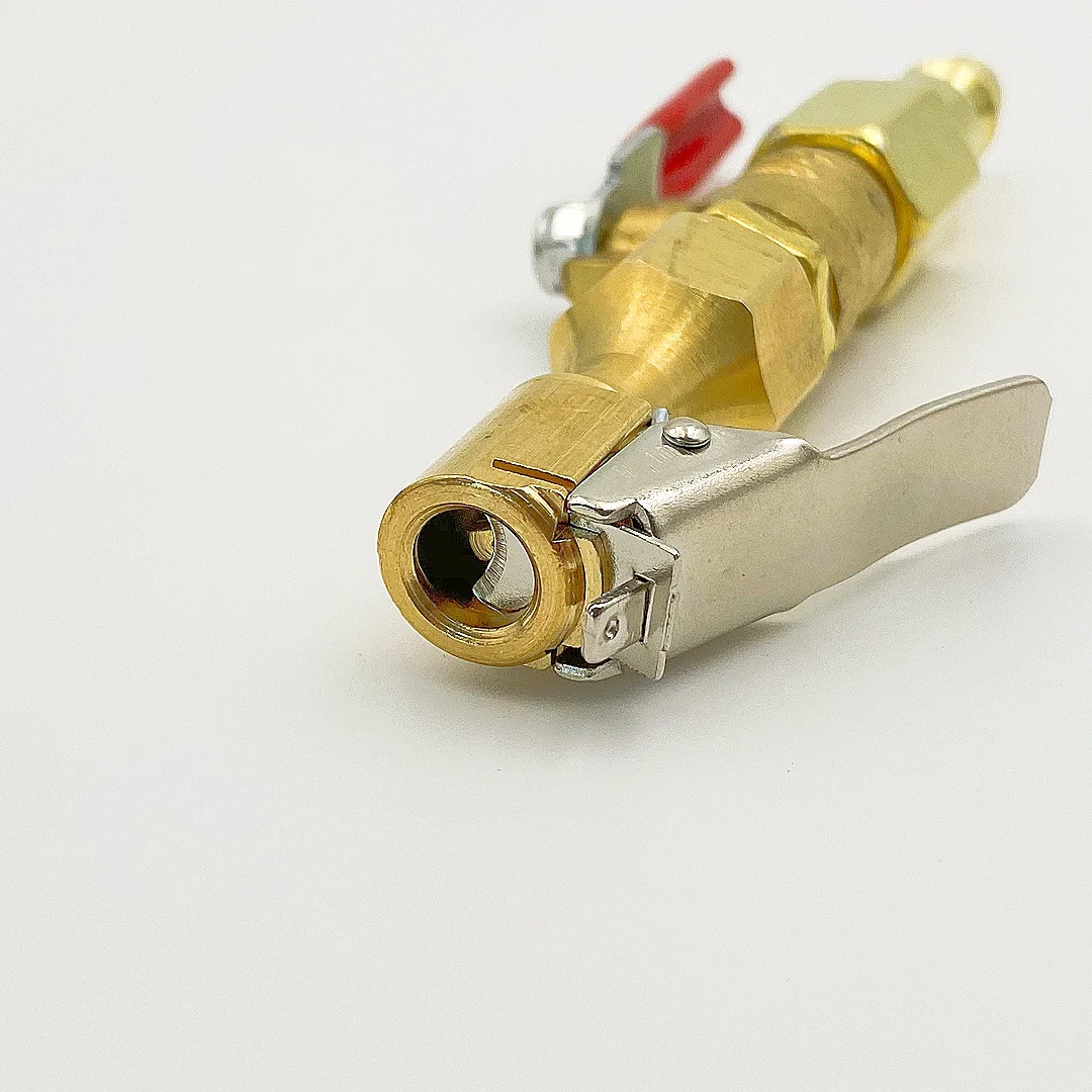 سيارة منفاخ لإطارات السيارة فوهة قفل على منفاخ الإطارات تشاك سريعة التضخم خرطوم محول مع صمام لضاغط الهواء الاتحاد الأوروبي C-نوع والولايات المتحدة #5