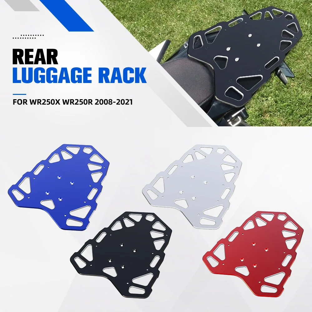 

For Yamaha WR250X WR250R 2008-2020 2021 Rear Enlargement Rack Luggage Rails Support Shelf Case Holder Trunk Frame Plate Bracket