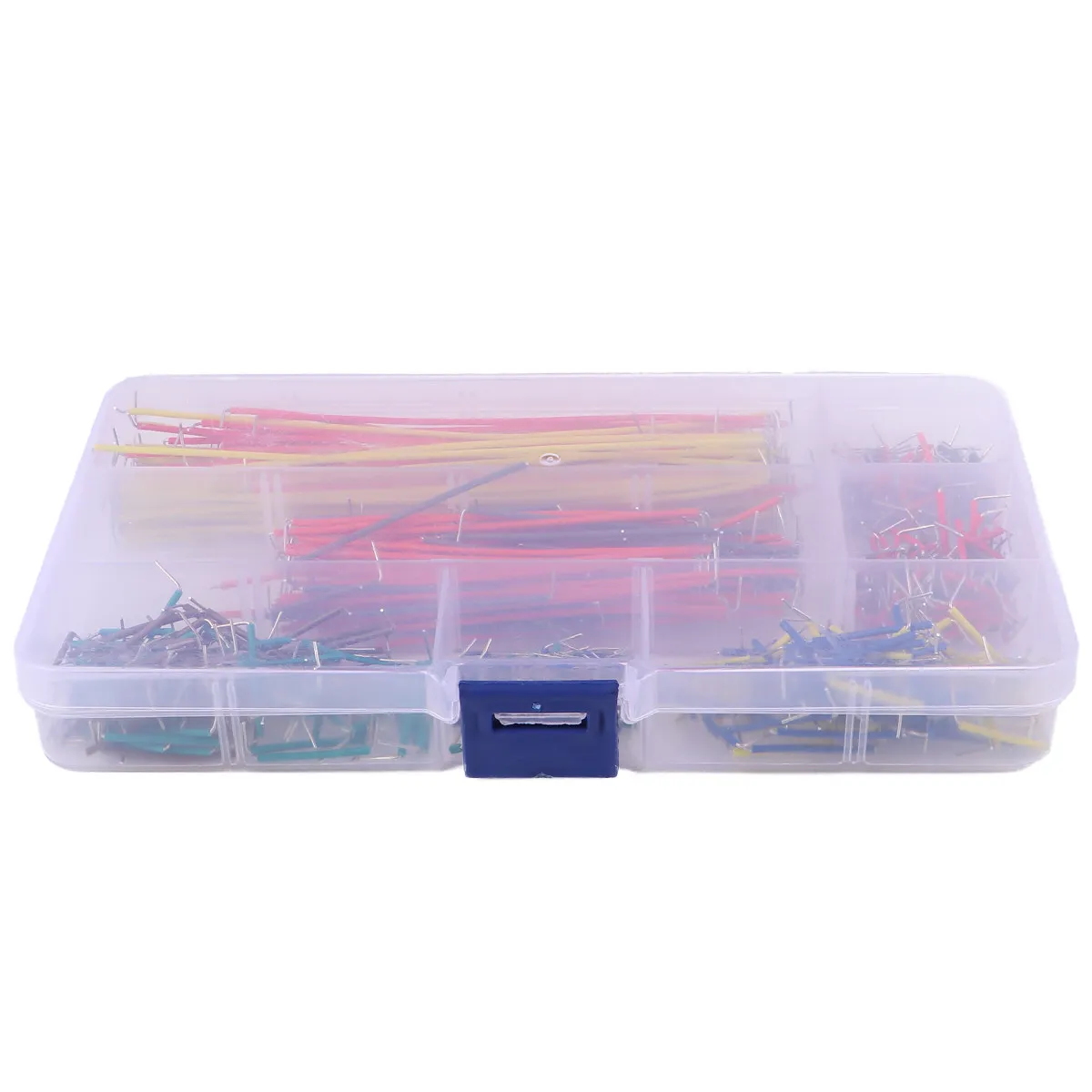 560Pcs Breadboard Wire Kit Solderless Jumper Wires 14 Lengths Preformed Angled Ends Connect Disconnect with Organizer