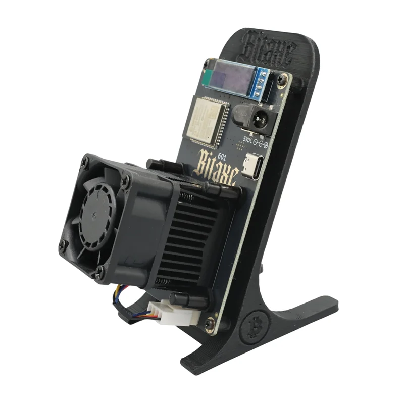 

Bitaxe Gamma 601 BTC Solo Miner с подставкой 1,2TH/S 18 Вт BM1370 Asic Chip от Antminer S21 Pro Bitcoin BTC Miner