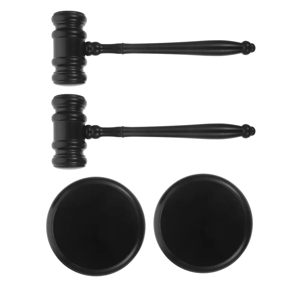 Martillo de subasta de juez de madera, Kit de Base de exhibición para coleccionista de sala de actividades, estilo Retro, agarre cómodo, 1 Juego