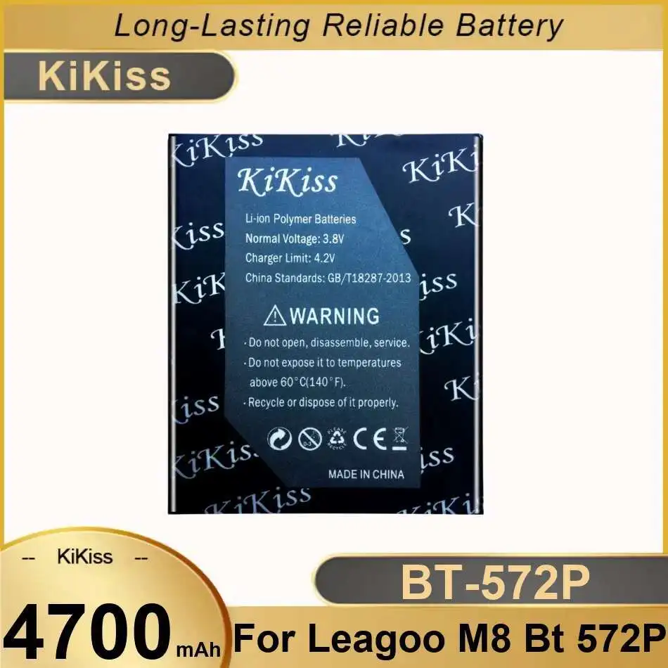

BT-572P Mobile Phone Battery Long-Lasting For Leagoo M8 BT 572P 4700Mah