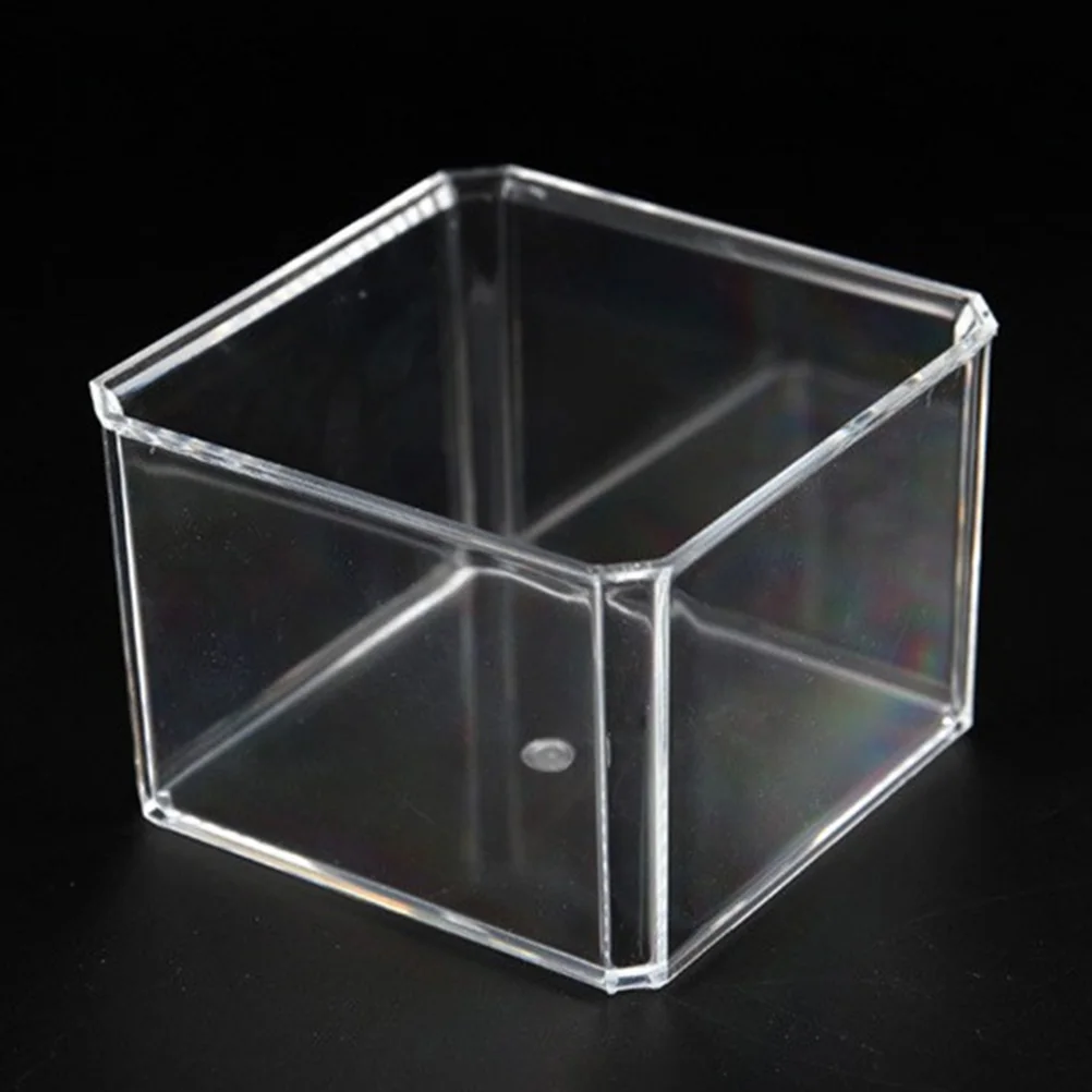 

Storage Box Acrylic Lipstick Holder Transparent Case 9 Compartments Makeup Brushes Nail Polish Canister Jewelry Box