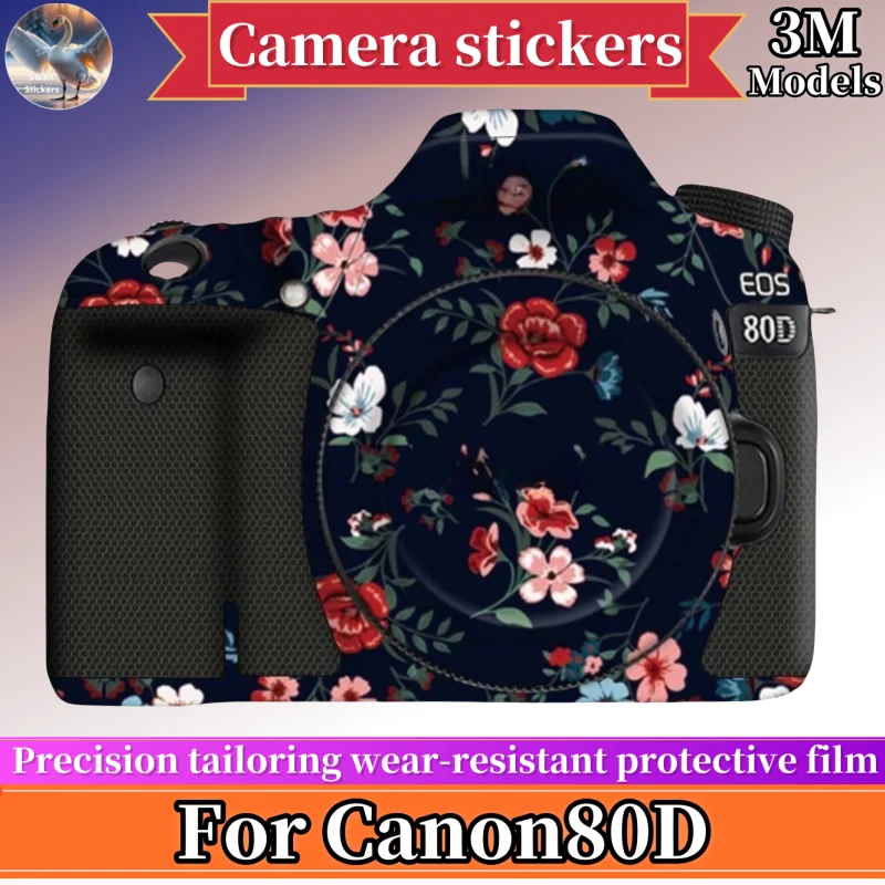 80D-Skins für Canon 80D-Kamera-Aufkleber, Schutzfolie, präzise Schneiderei, verschleißfest