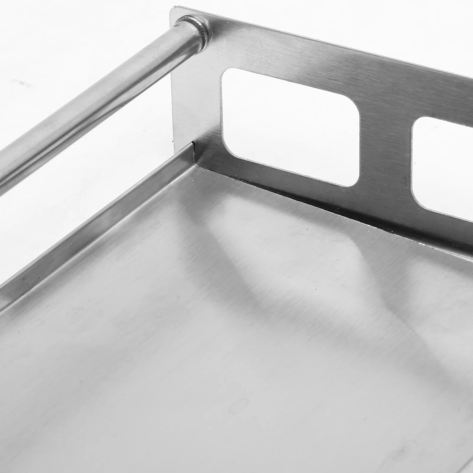 

Wall Mounted Spice Rack Stainless Steel Strong Kitchen Organizer Pantry Storage Shelf Shelf for Bathroom Toiletries