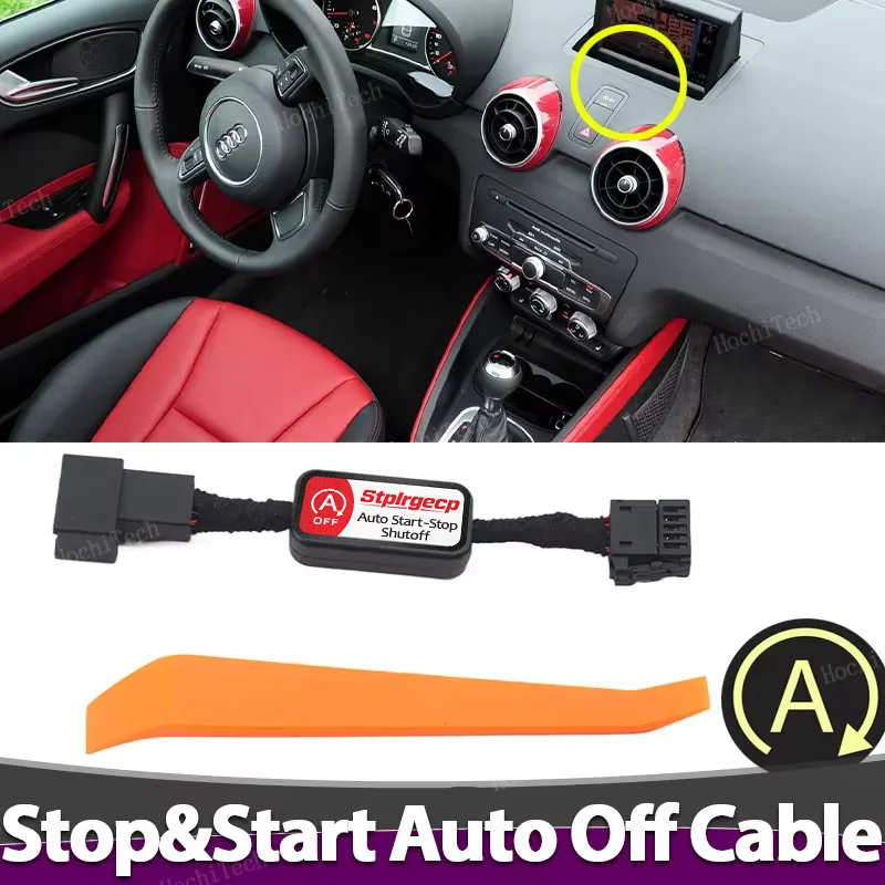 Car Engine Start Stop A-Off Override Switch for Audi A1 A3 A4 A5 A6 A7 A8 TT TTS Q2 Q3 Q5 Q7 Q8  S3 S4 Memory Delete Cable