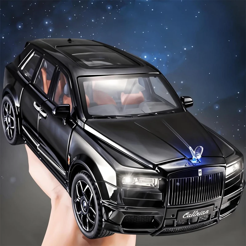 

1:20 Cullinan SUV Alloy Luxy Car Model Diecast Metal Toy Vehicles Car Model Sound and Light Children Gifts
