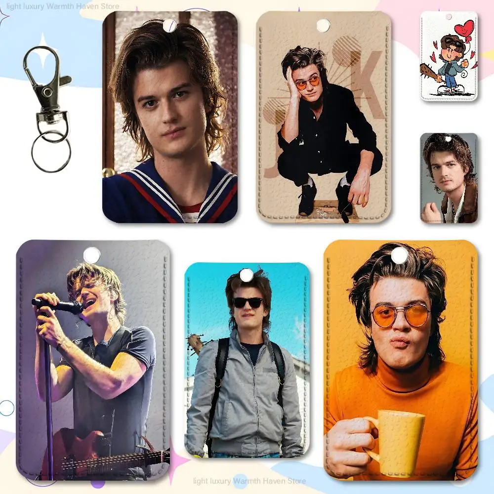 

Funny J-Joe K-Keery Holder Keychain For Work Card Bank Business Holder Student Card Protective Case Bus Card