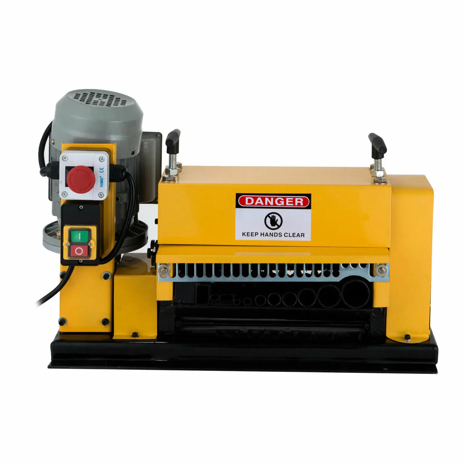 Electric Wire Stripping Machine 1-38mm Copper Cable Stripper Scrap Recycle Tool Automatic Wire Stripper With 10 Blades