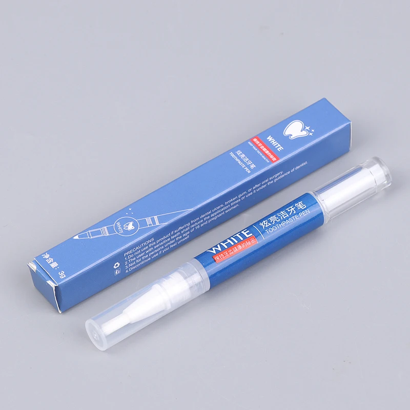 3ml Teeth Whitening Stain Remover Brightening Gel Pen Effective Remove Plaque Stains Oral Teeth Care Pen Teeth Whitening Tools
