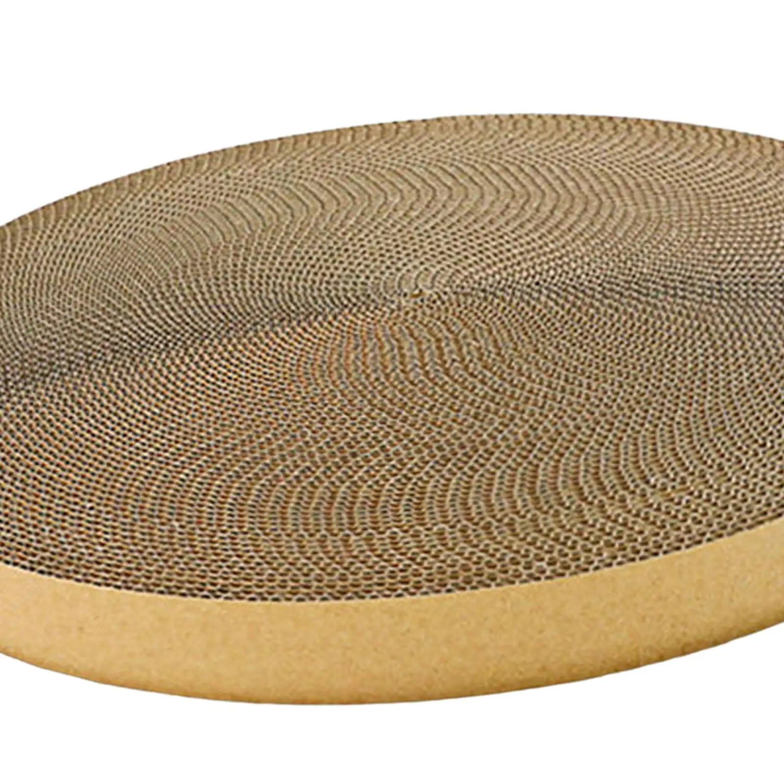 Round Cat Scratcher Corrugated Scratching Bed Scratch Pad Sofa Furniture Protection Scratching Toy Replacement Mat for Animals